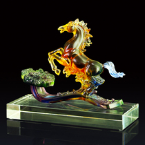 Horse to successful ornaments home furnishings living room wine cabinet ornaments new home gifts moved to new home gifts