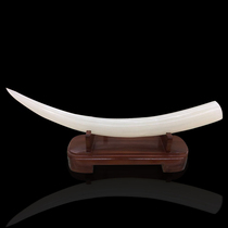 Ivory ornaments natural jade ornaments Zhaocai Town House opening gifts housewarming new homes gifts ancient racks ornaments
