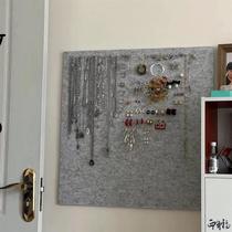 Jewelry storage wall earring storage jewelry display rack for necklaces bracelets rings and earrings hanging shelf desktop