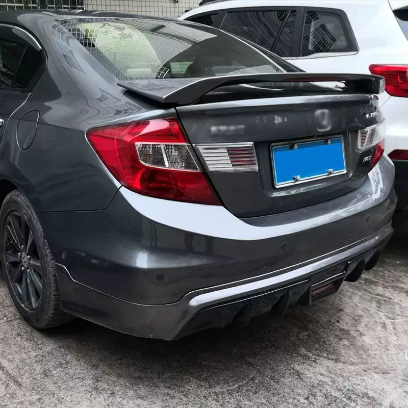 Civic 06 sửa đổi cho tám thế hệ và chín thế hệ nửa đuôi -14 Si Ming cánh gió cố định kiểu clip không phá hủy - Sopida trên