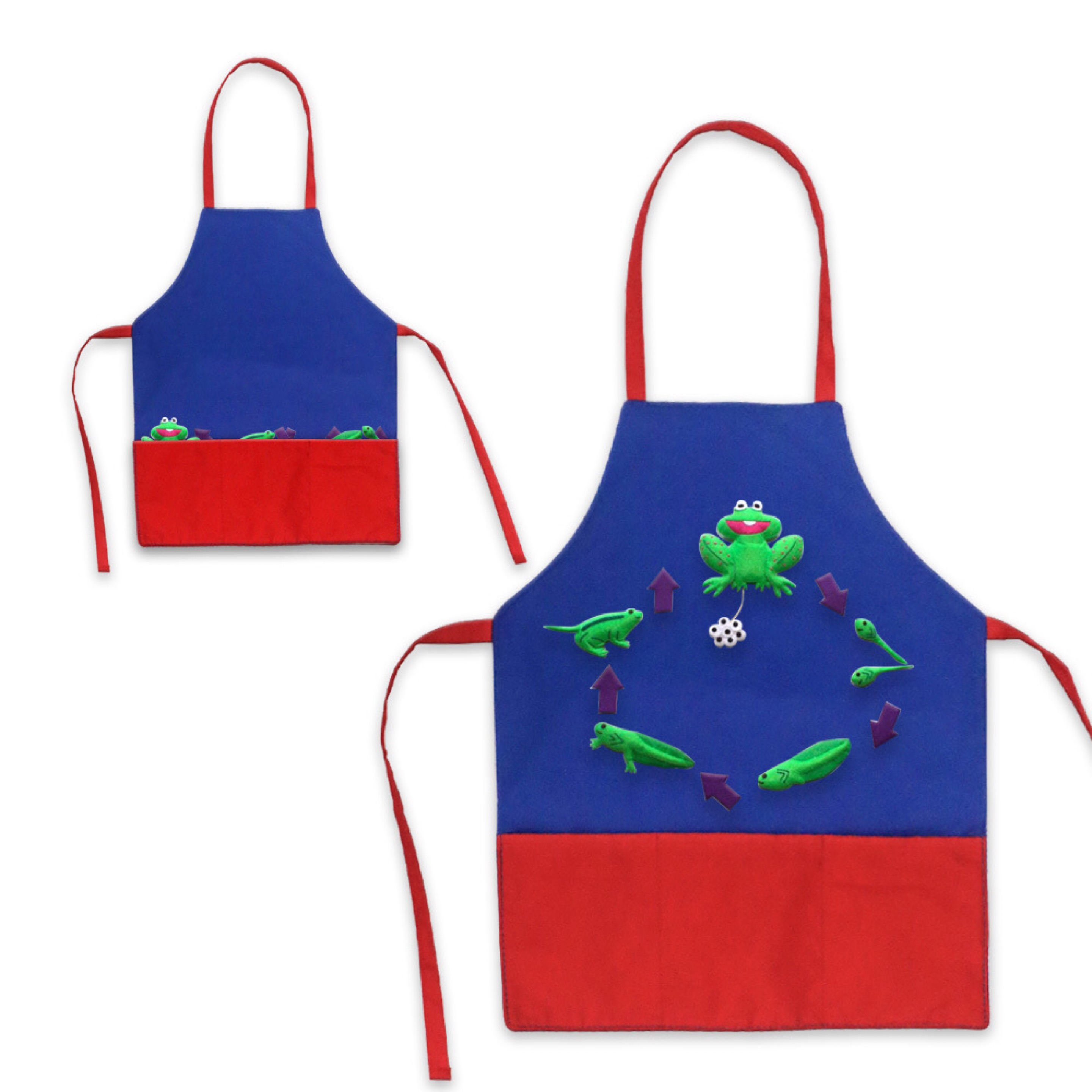English game teaching aids 3-6 years old children felt cloth DIY story ploy visable magic adhesive bib