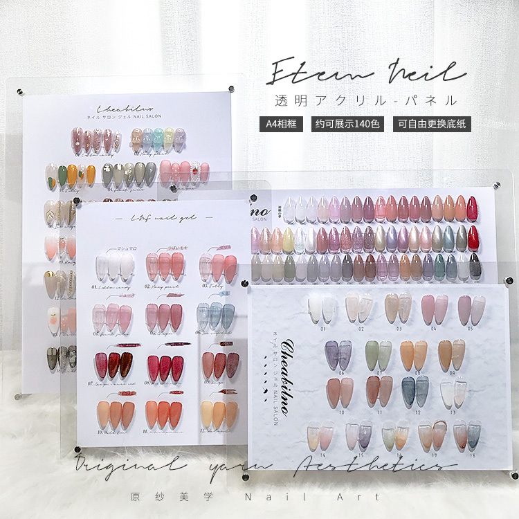 ins Nail Art Color Palette Display Board High-End Acrylic Display Color Card 120 Colors 80 Colors Can Be Displayed on a Stand ins Nail Art Color Palette Display Board High-End Acrylic Display Color Card 120 Colors 80 Colors Can Be Displayed on a Stand