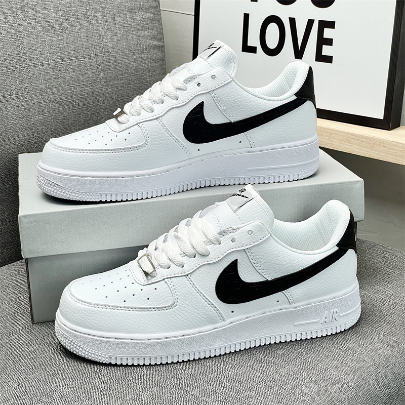 Authentic Air Force One Af1 Sneakers, White Shoes, Men's Shoes, Women's Shoes, Sports Shoes, Casual Shoes for Teenagers and Students, Couple's Shoes