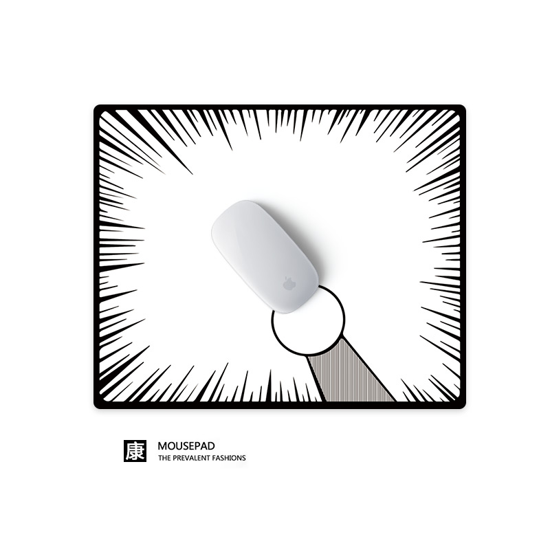 Ins small jingle cat creative small mouse pad thickened lock edge non-slip durable washable cute girl office wrist mouse pad cosplay pattern custom photo high sensitive soft pad