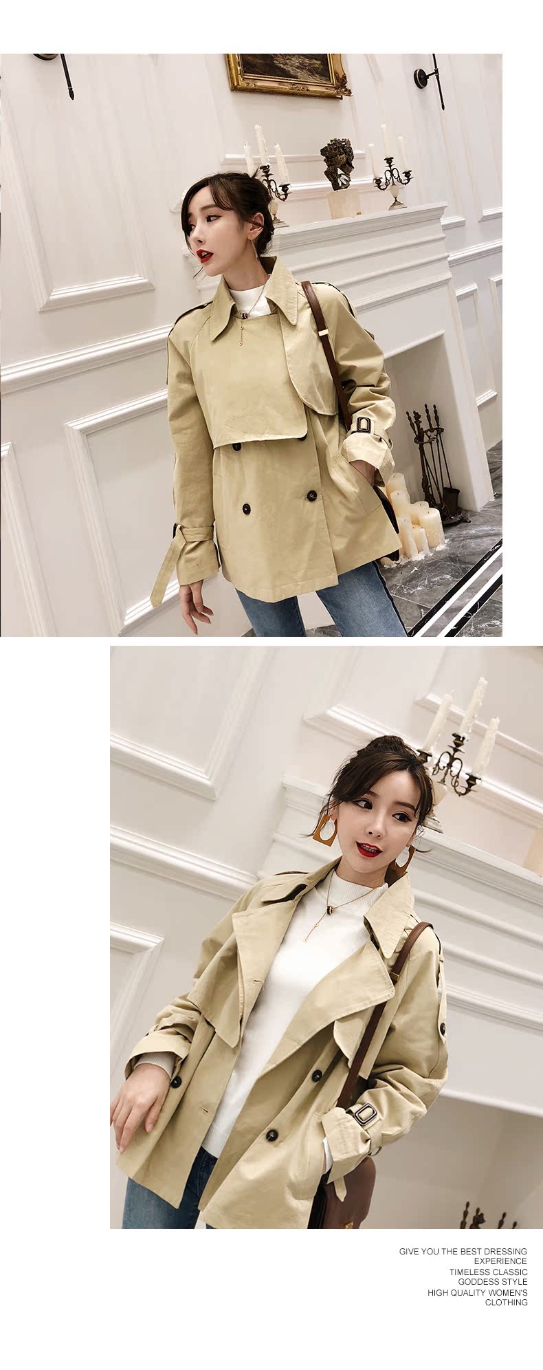 Trench pour femme DOSSY en Coton en Coton - Ref 3226318 Image 25