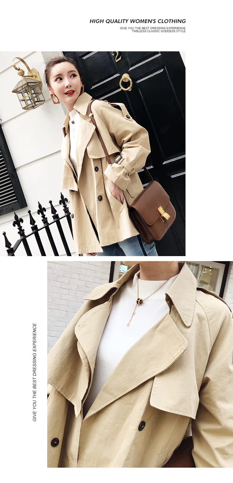 Trench pour femme DOSSY en Coton en Coton - Ref 3226318 Image 19