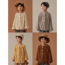 Young Yo-yo Boy Spring Clothing Small Bear Sweater Cardiovert 2022 Spring Autumn New Knitwear Jacket 100 Hitch Cartoon Tide Child Clothing