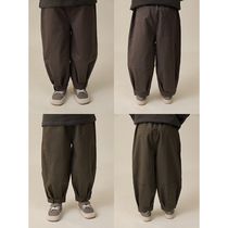 Young Yo-yo Childrens Clothing Pants Boy Spring Style Fashion Foreign Air Splicing Magic Sticker Casual Long Pants 2022 New Tide