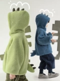 Зимний детский милый трехмерный шерстяной свитер, куртка для мальчиков, колготки с капюшоном