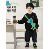 Детская кукольная собака вышита круглая шея с толстым хлопчатобу