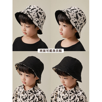 Young boys new cartoon printed hat children Cubic foreign gas 2022 Spring cute fisherman hat fashion tide