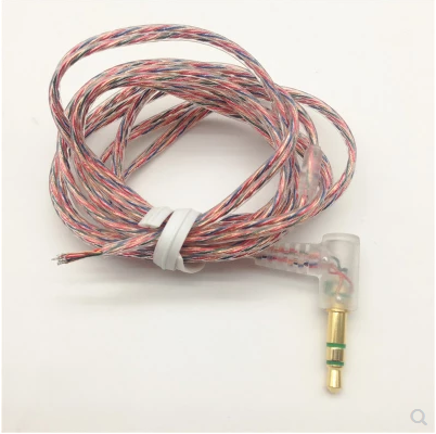 DIY transparent oxygen-free copper headphone cable Private custom good line Easy to use headphone cable