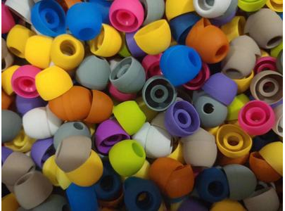 Color Leather Headphones General Leather Silicone Set Various colors in the earphone accessories 3 yuan hair 10