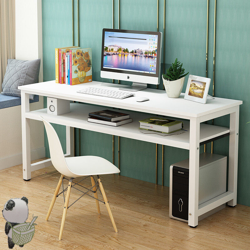 Double-decker desk 1 meter long 1 2 high 80cm household simple bedroom pink girl junior high school student boy desk