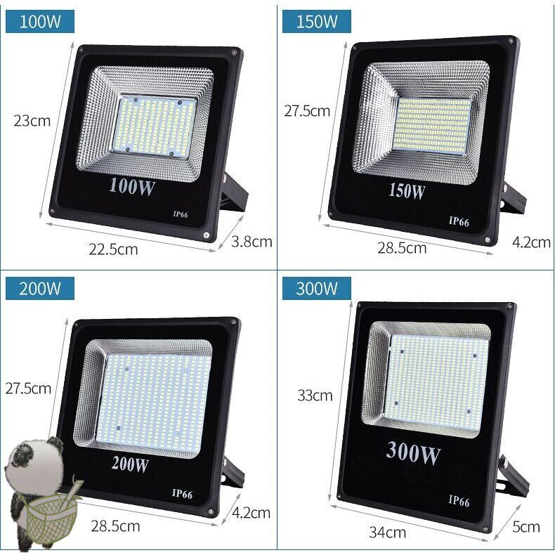 Warm Light Basketball Court Door Head Advertising Plant Plaque Sign Square LED Floodlight Gate Probe Brightly waterproof