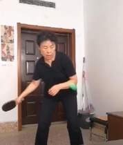 Indoor activity equipment toys for the elderly Elastic flexible shaft table tennis trainer Single self-training exercise eye vision