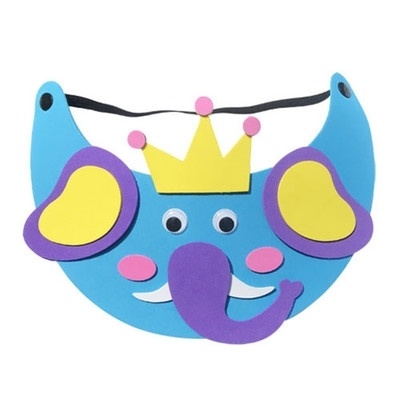 Small Animal Head Accessories Performance Props Materials Bag Unwoven Fabric Animals Active End of the Dragon Boat Festival Handmade caps Manual class 6110