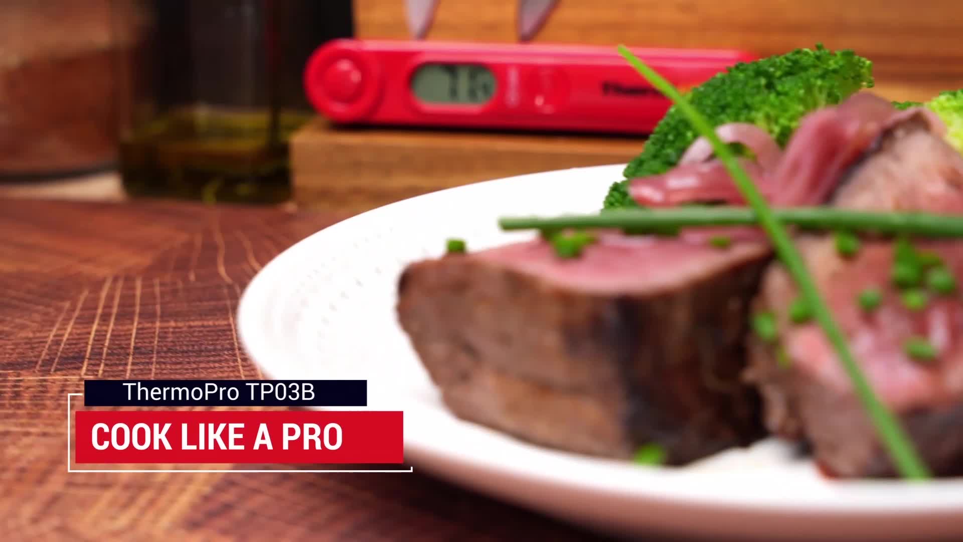 Thermopro Tp03b Digital Instant Read Meat Thermometer Kitchen Cooking