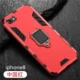 iPhone7 chống rơi vỏ điện thoại di động Apple 7plus bao gồm tất cả bảo vệ bao gồm ipone8 mờ iPhone8plus thủy triều nam và nữ mẫu vòng khung silicon mềm cạnh cứng - Nhẫn