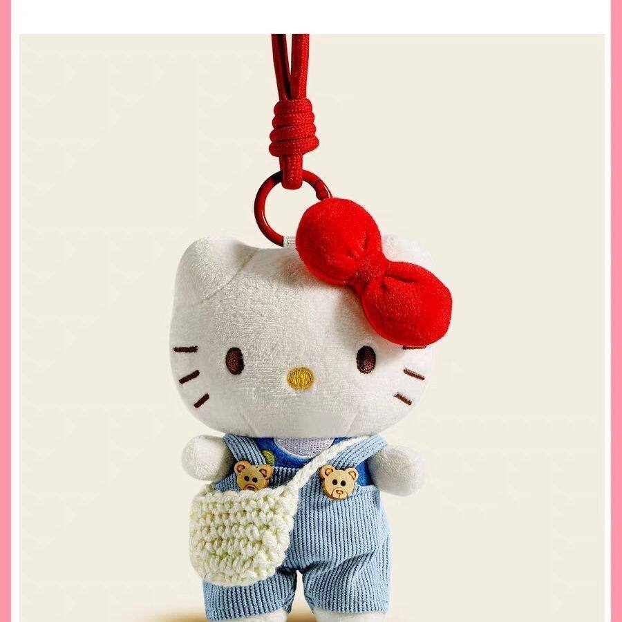 萌化书包 :Hello Kitty包包挂件毛绒公仔钥匙扣书包装饰🎀-胎毛挂坠-淘宝好物网