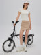 Neverme Sports Skirt 여성 가짜 2 피스 하이 허리 배꼽 주름 외부 마모 엉덩이 커버 러닝 피트니스 정장 여름 스커트