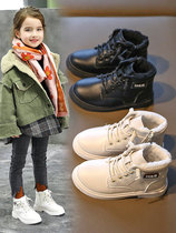 UK Next Kiss Girl Martin Boots 2020 Winter New Gush Thickened Cotton Shoes Children Dicotton Short Boots