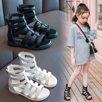 British next kiss girl Roman shoes 2022 Summer childrens soft bottom princess shoes CUHK Girl girl sandals