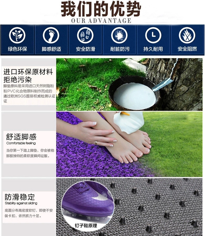 Mỏng dây bao vây cửa mat tấm thảm chùi chân thảm PVC nhựa bếp Phòng tắm nhà vệ sinh thấm nước không trượt sàn mat - Thảm sàn thảm chùi chân chống trượt