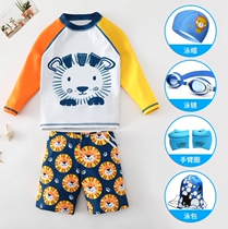 Baby baby swimming trunks boy baby swimsuit swimming pool special waterproof washable repeatedly used CUHK child swim trunks