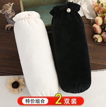 White Sleeves Office Working Clothes Anti Dirty Cuff Autumn winter Long sleeves Sleeves Women Spring Autumn Cuff anti-fouling sleeves Head