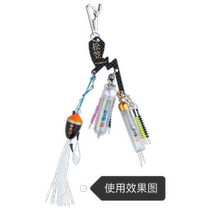 Japanese fishing warrior Tsurimusha Matsuda Shinshi hanging buckle small object row hanging block bean cotton thread knot sea fishing accessories