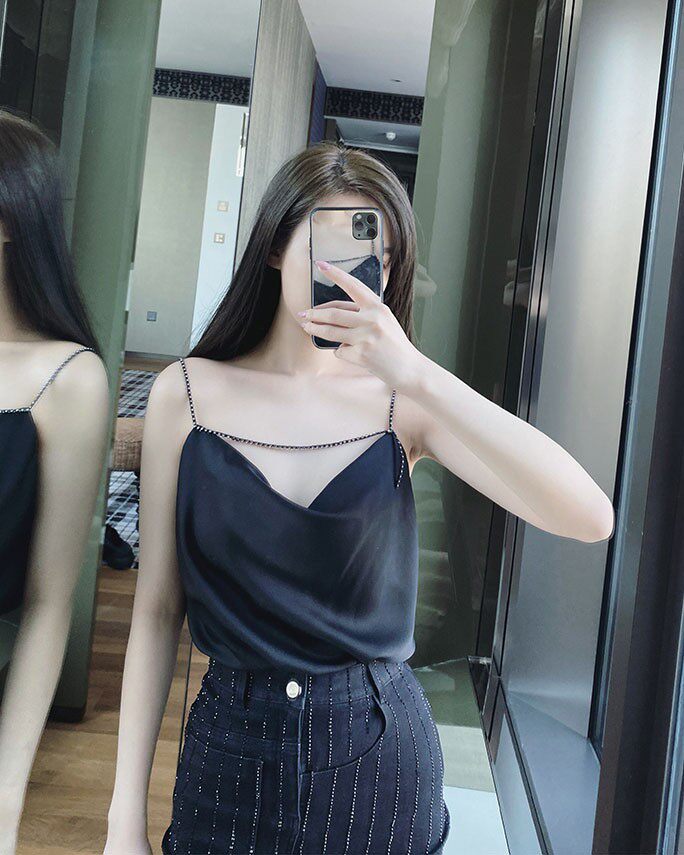 30% off nicky careful machine ins net red camisole female inner wearing sexy outer wearing chic clavicle chain