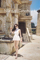 nicky Exclusive Lace Strap Thread Neck Dress Dress Female Design Small Skirt