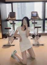 nicky sexy thin and fragrant sling dress female summer sweet outer wear 2022 new hot girl tights