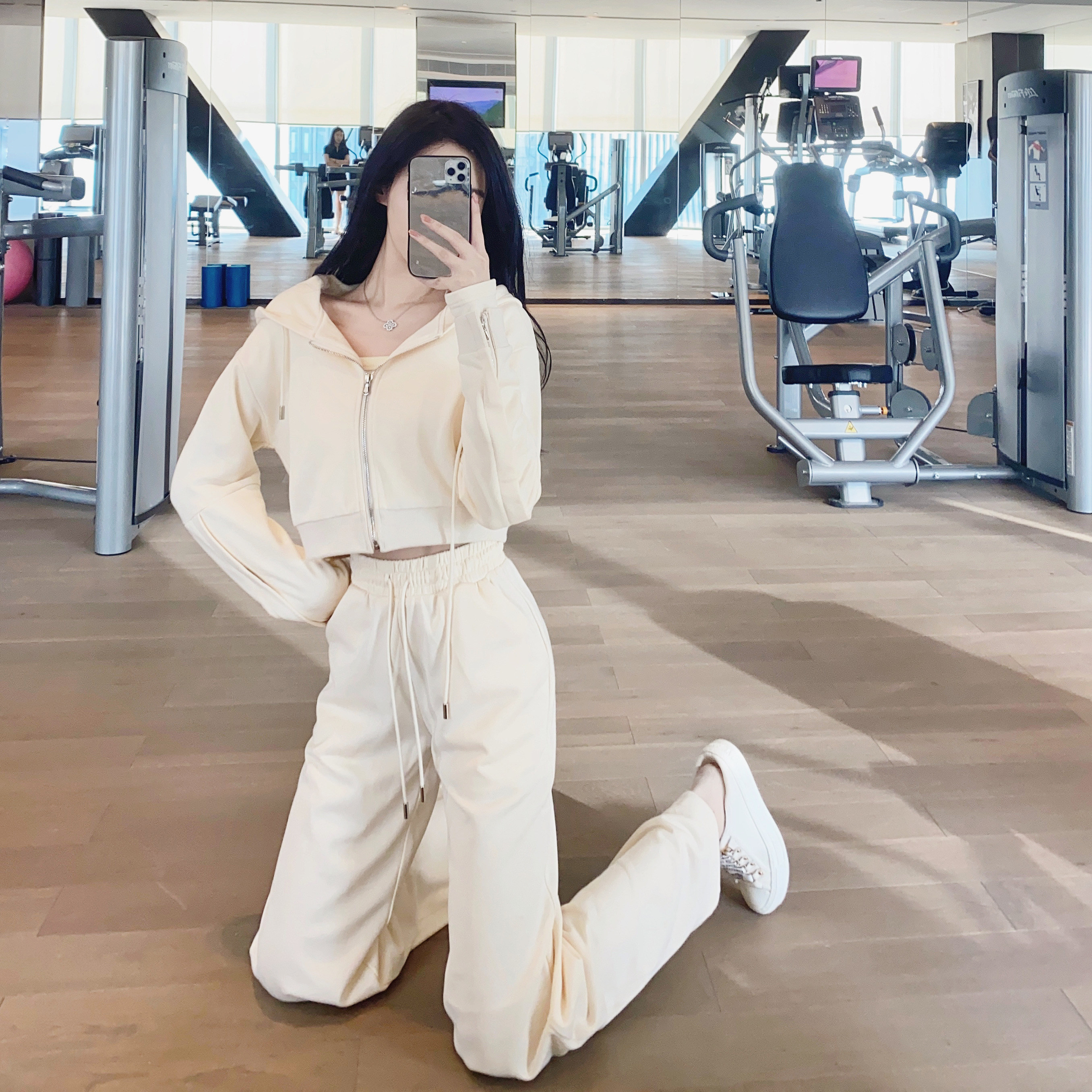 nicky sports casual spring casual blouse suit women's ins tide 2022 new fashion hyphens Korean version loot