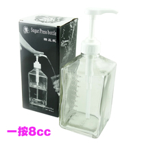 Drinker glass bottle glass soap bottle fructose press bottle fructose dispenser hand press fructose machine