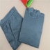 Thu quần mens vòng cổ bông áo len trẻ mens đồ lót ấm mỏng phù hợp với màu mỏng. 