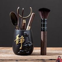 Tea Ceremony Six Gentlemen Set Kung Fu Tea Set Accessories Complete Tea Making Tools Tea Knife Tea Clamp Brush Supplies Tea Table Tea Table