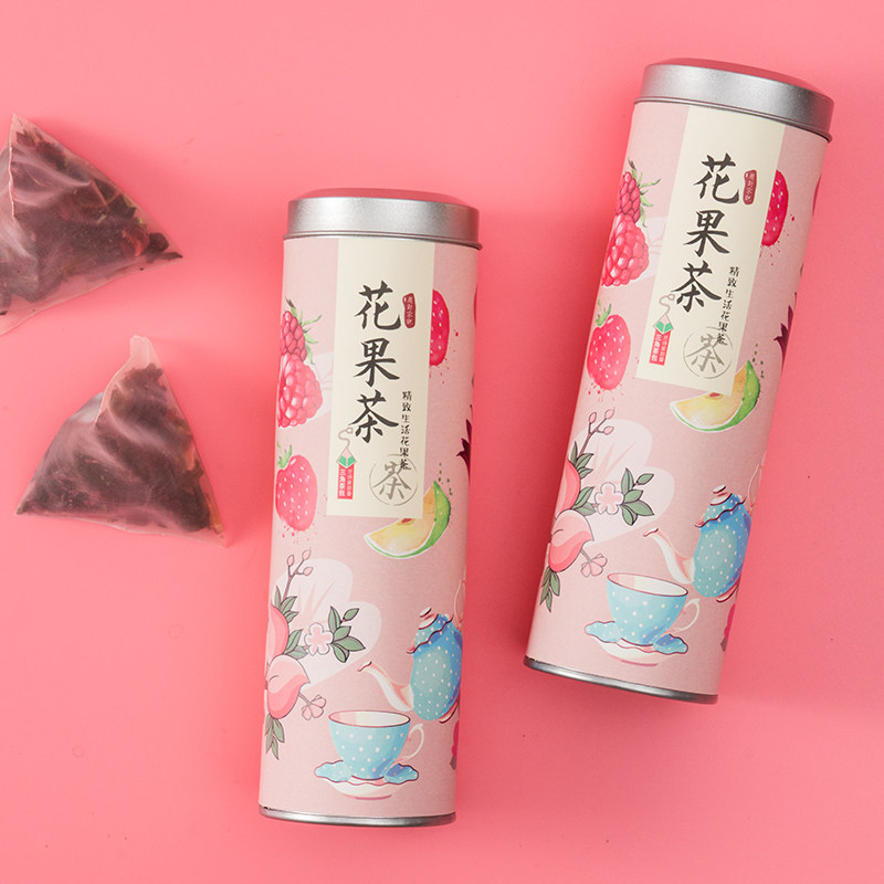 Buy 1 Hair 2 Fruits Tea Fruit Dried Fruit Grain Tea Strawberry Blueberry Honey Peach Blossom Fruit Tea Loathea Tea Combination Cold Tea Bag