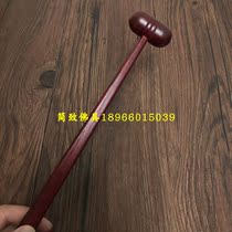 36cm Hammer Buddha Qu Di Bell Accessories Emperor Bell Hammer Solid Wood Hammer Red Emperor Bell Drum Drum Holder