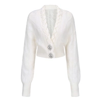 Короткий белый белый