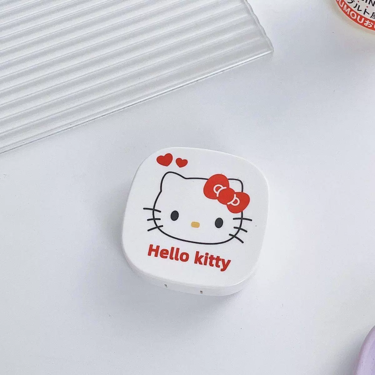 Набор для контактных линз (Sanrio) My Melody — компактный футляр с зеркальцем, пинцетом и флаконом