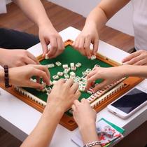 Mini mahjong Internet celebrity small mahjong hand rub with table dormitory entertainment portable small home medium home