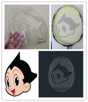 Badminton logo custom Astro Boy Badminton Racket Peter Pan logo logo board