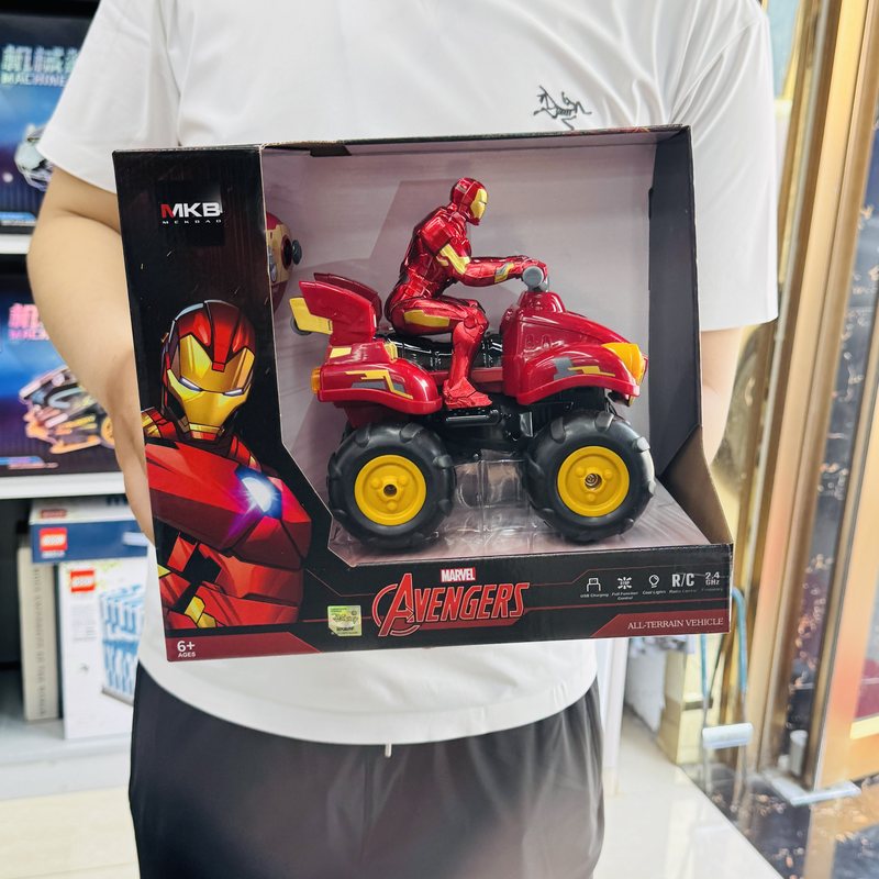 Iron Man Spider-Man Stunt Wall-Climbing Car Electric Remote Control Beach Car Children's Boys Educational Interactive Toy Gift