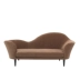 Đan Mạch thiết kế nội thất Bắc Âu nhung đơn giản sofa nhỏ đôi thời trang hình sofa giải trí chaise longue