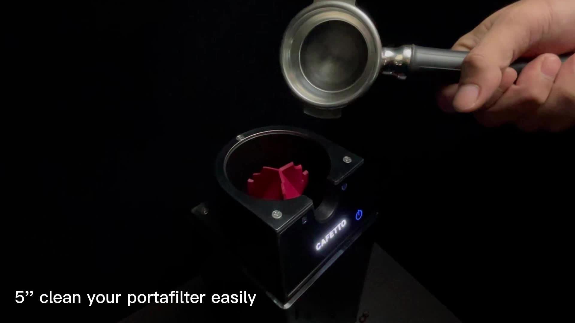 Commercial Espresso Coffee Portafilter Cleaner Machine Electric