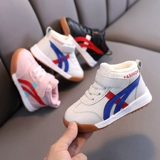 Высокая зимняя флисовая детская спортивная обувь для мальчиков, 2020, популярно в интернете, в корейском стиле