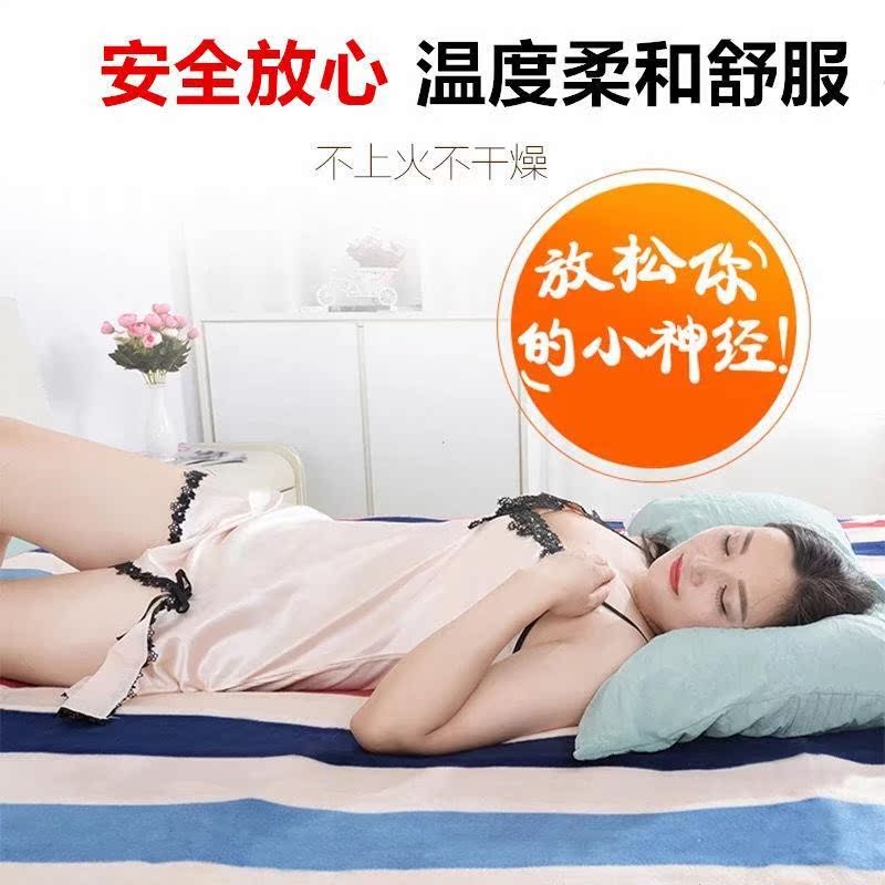 Đôi kiểm soát kép chăn điện gia dụng giường đơn điện ¾ không thấm nước chăn nhiệt không an toàn bức xạ - Chăn điện chăn điện vải hàn quốc