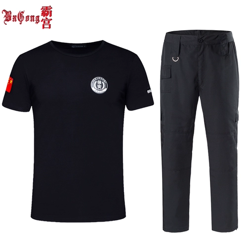 Хлопковый комплект, футболка, летняя одежда для работы, круглый воротник, делается под заказ